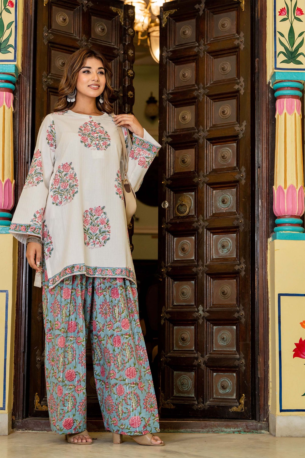 Dusty Pink Farsi Suit Set