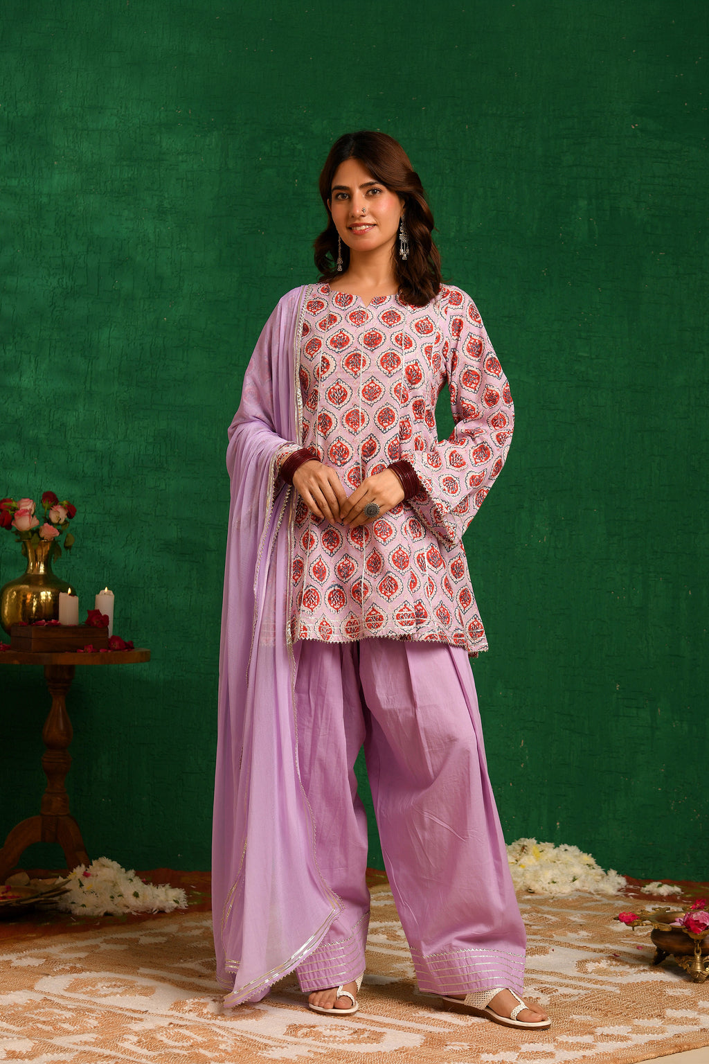 Lavender Farsi Suit Set