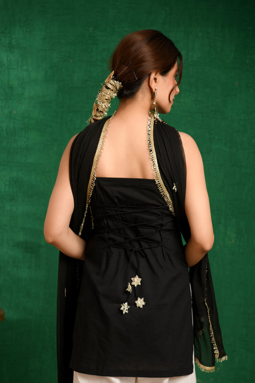 Black Farsi Suit Set