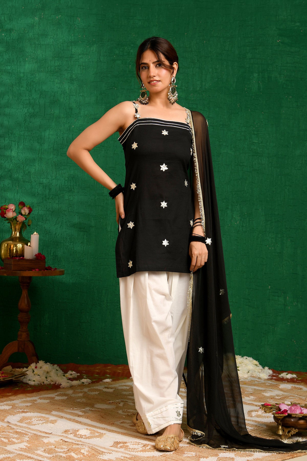 Black Farsi Suit Set
