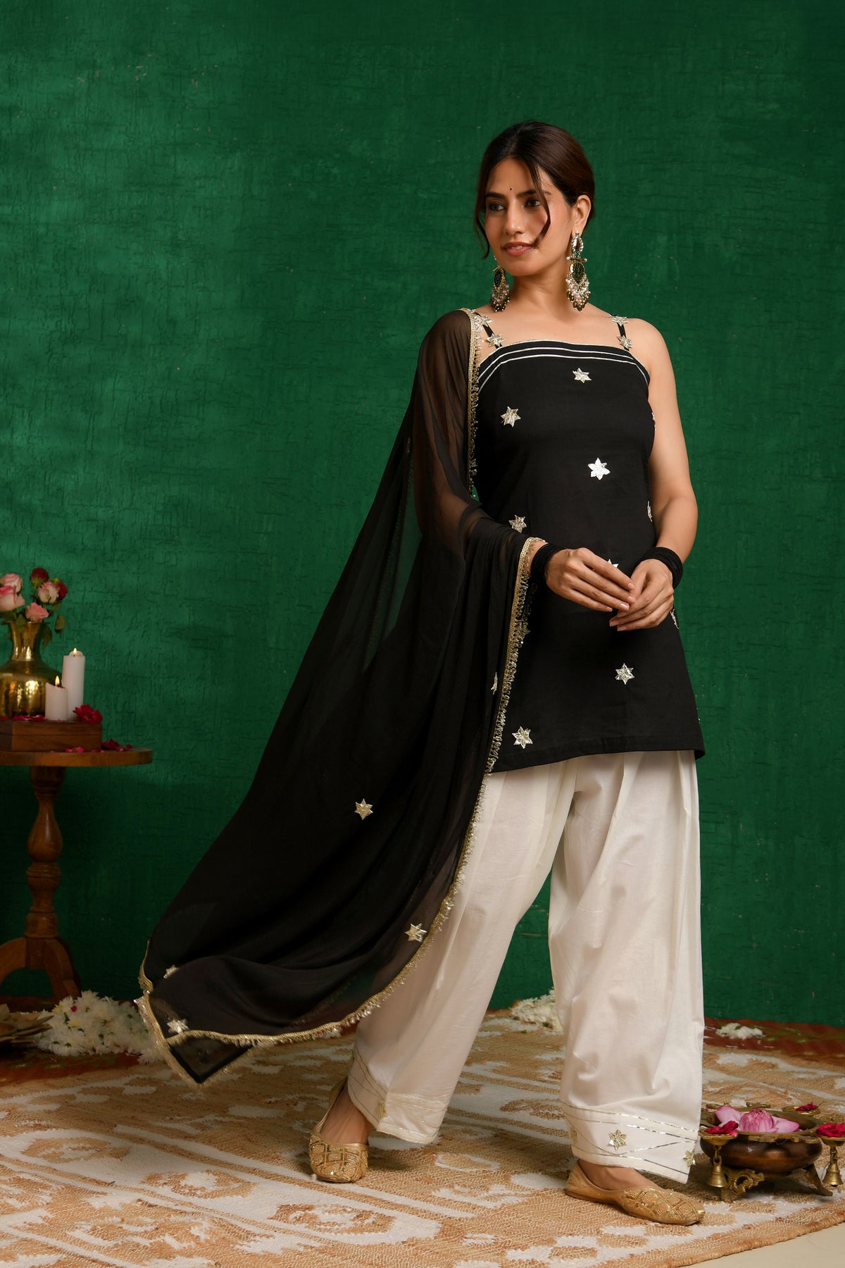 Black Farsi Suit Set
