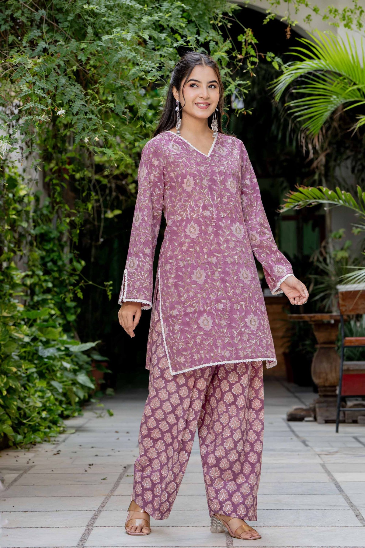 Soft Pink Farsi Suit Set