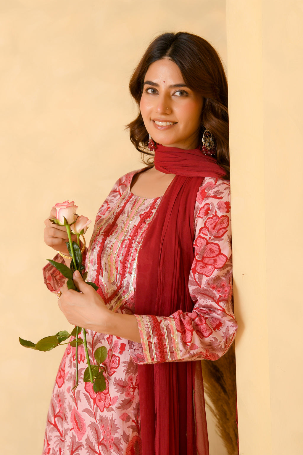 Pink Farsi Suit Set