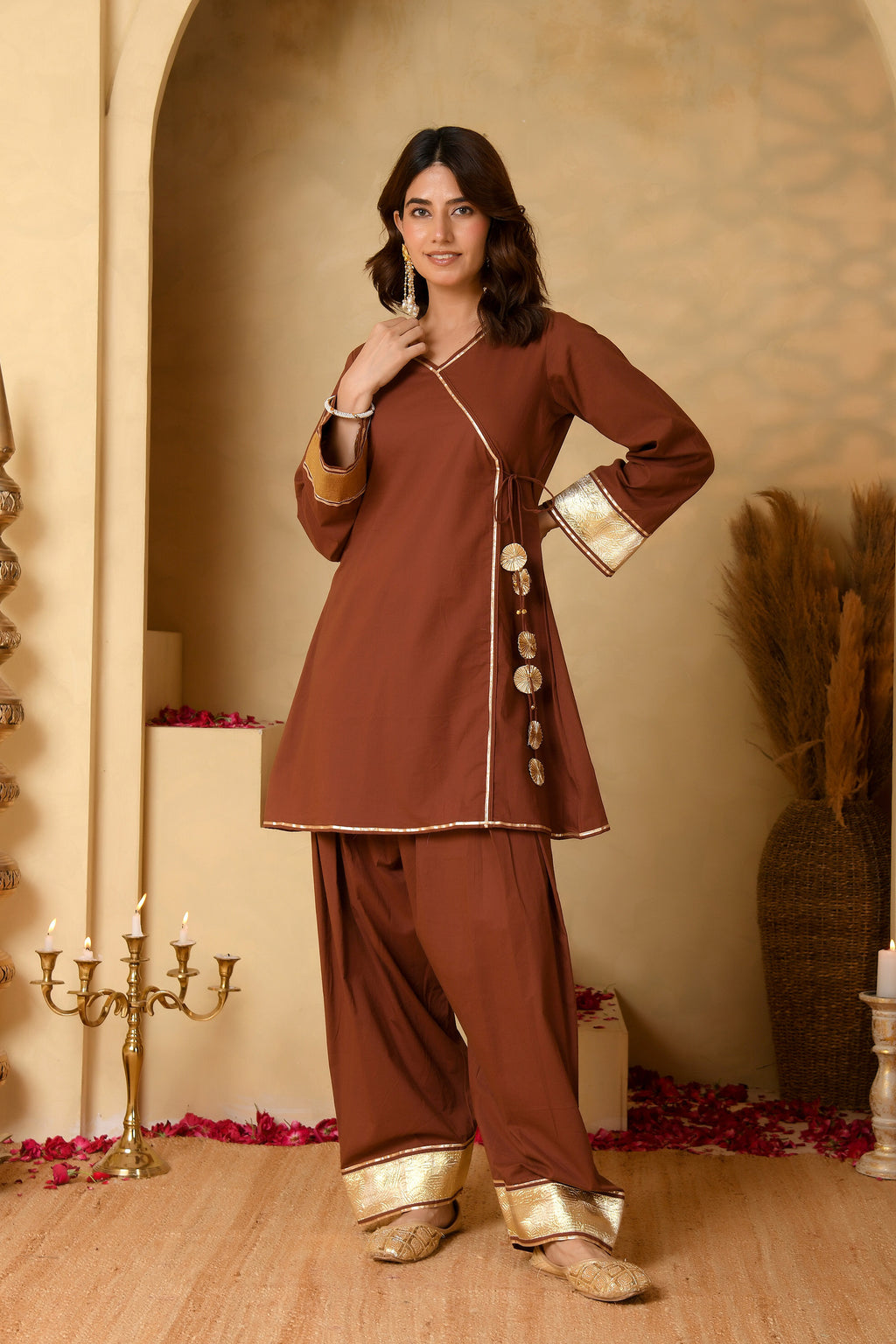 Brown Farsi Suit Set