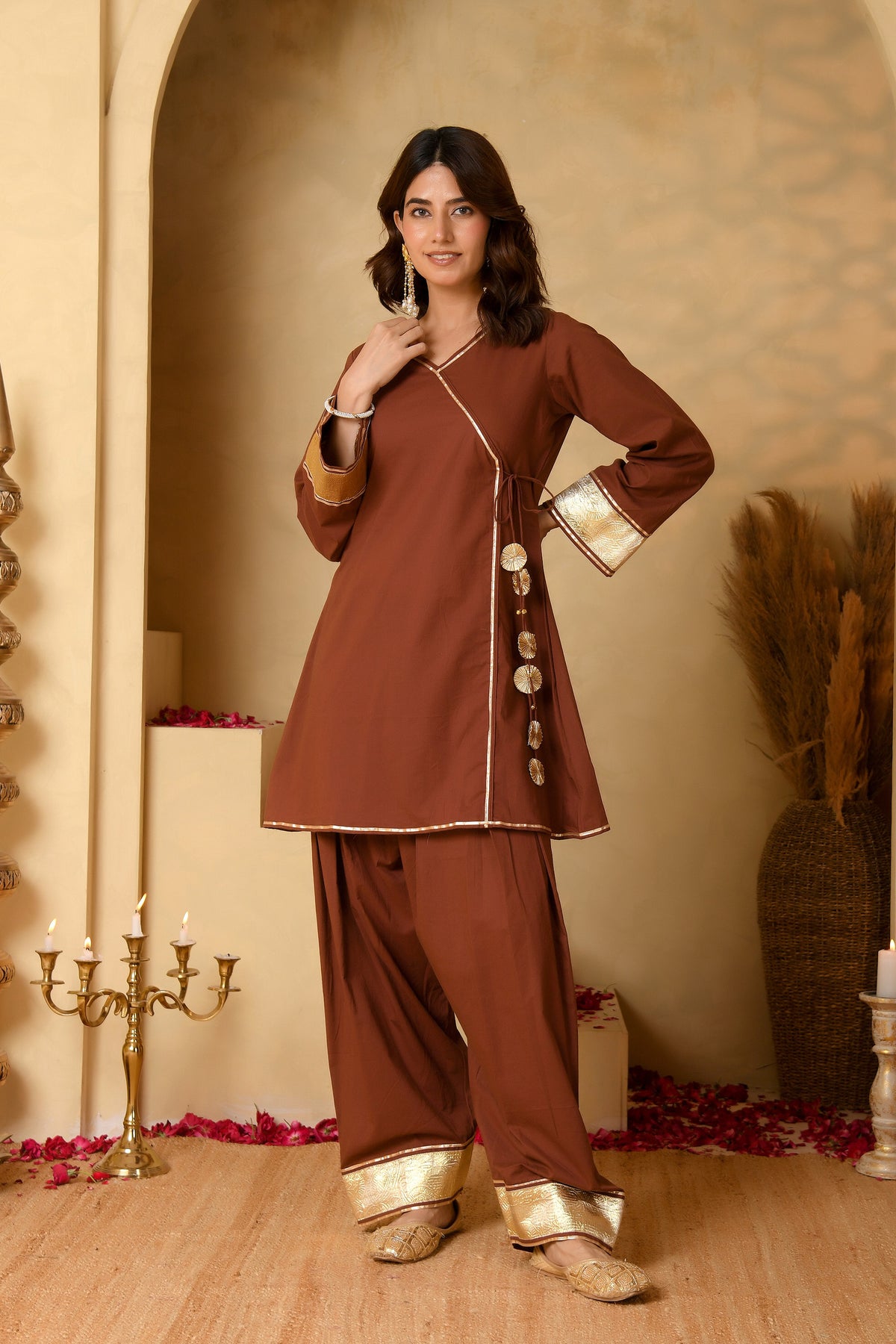 Brown Farsi Suit Set