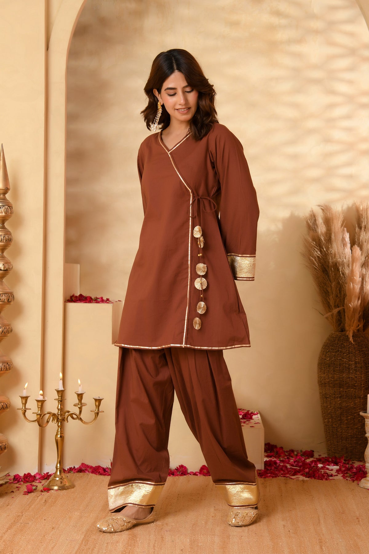 Brown Farsi Suit Set