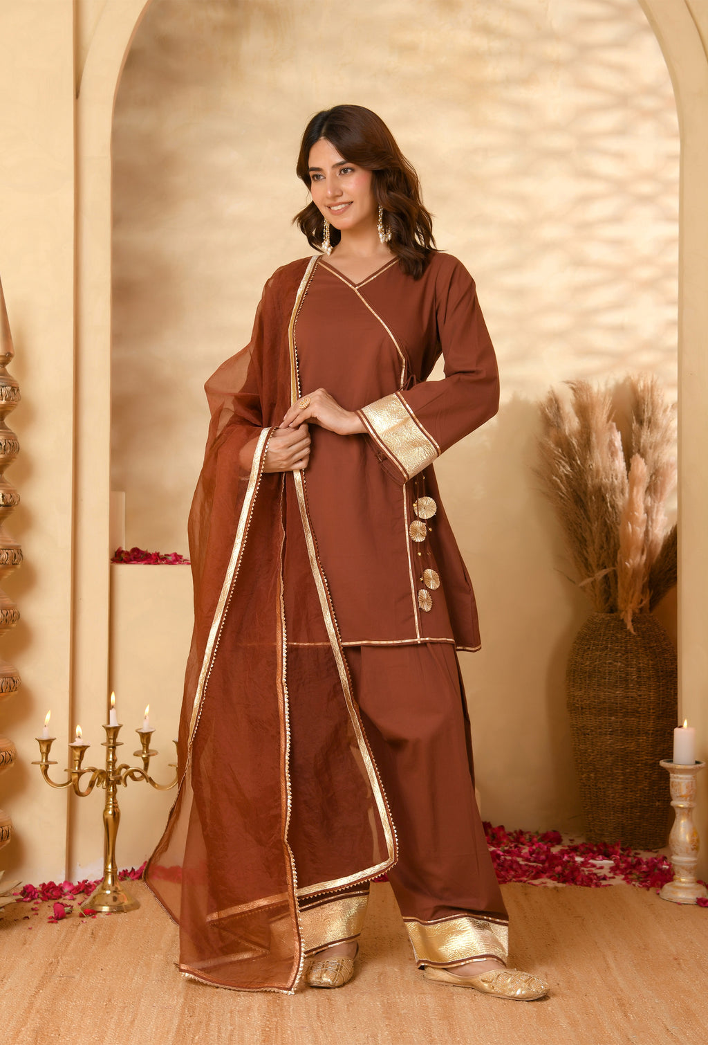 Brown Farsi Suit Set