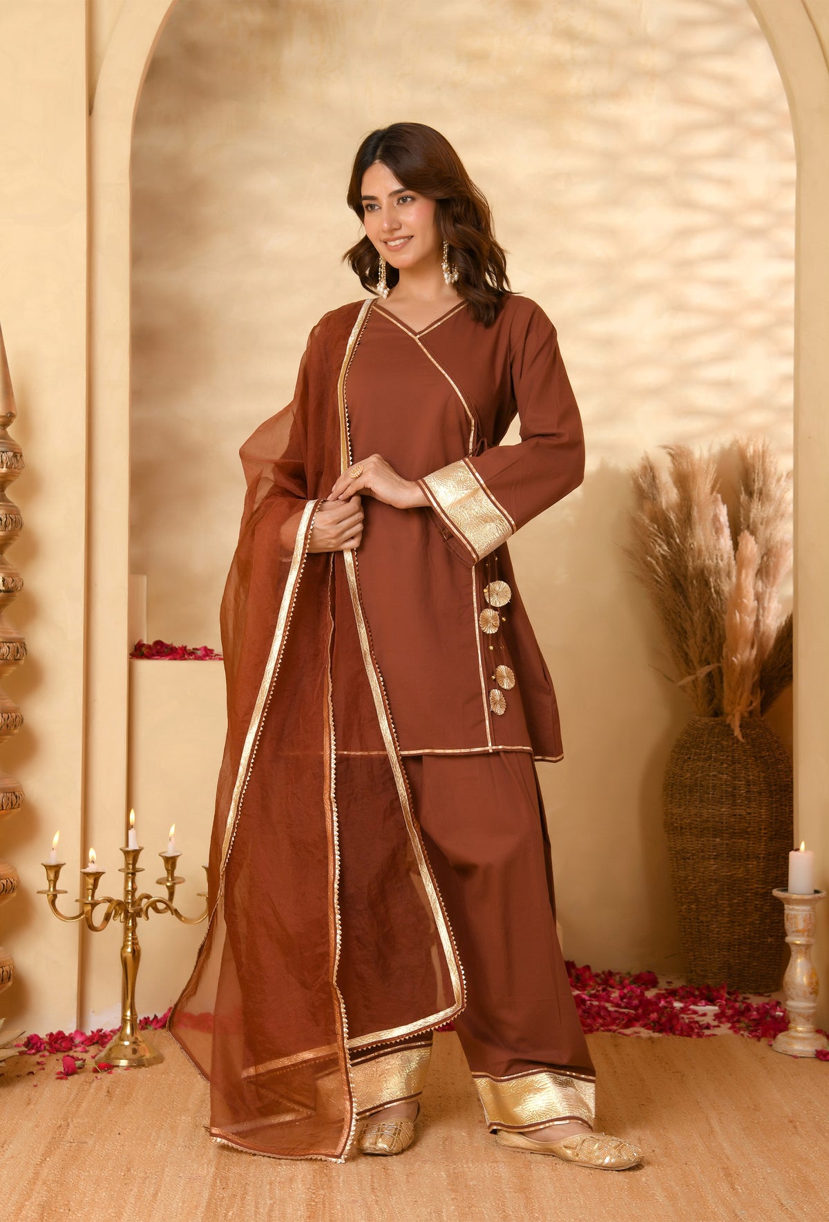 Brown Farsi Suit Set
