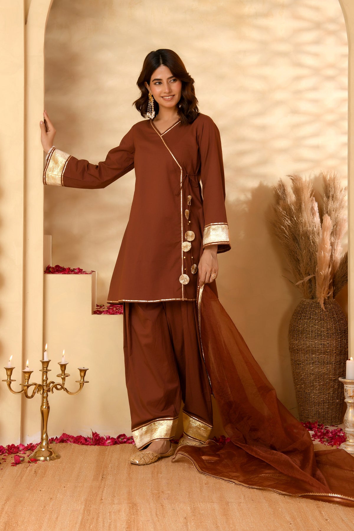 Brown Farsi Suit Set