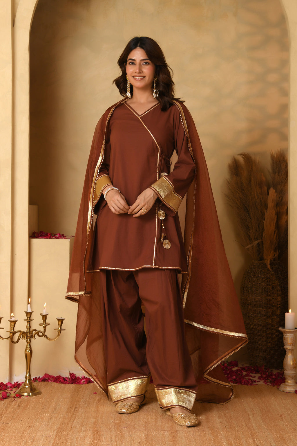 Brown Farsi Suit Set