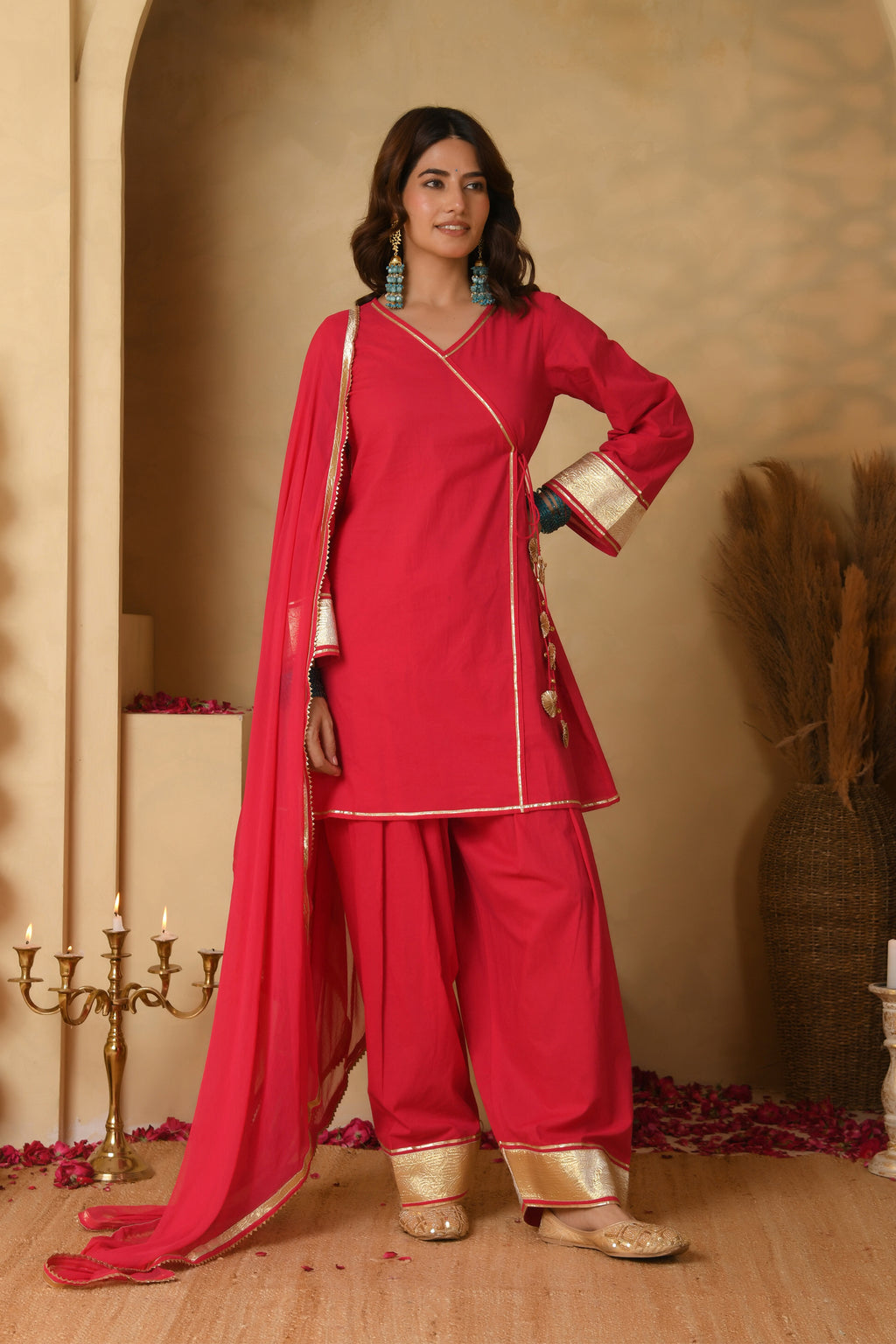 Rani Pink Farsi Suit Set