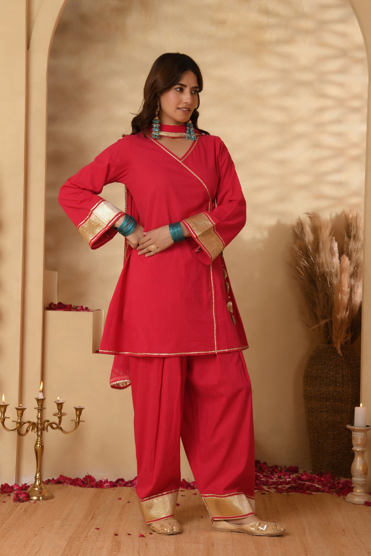 Rani Pink Farsi Suit Set