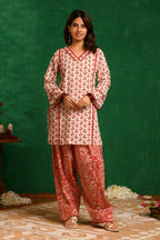 Red Farsi Suit Set