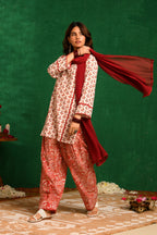 Red Farsi Suit Set