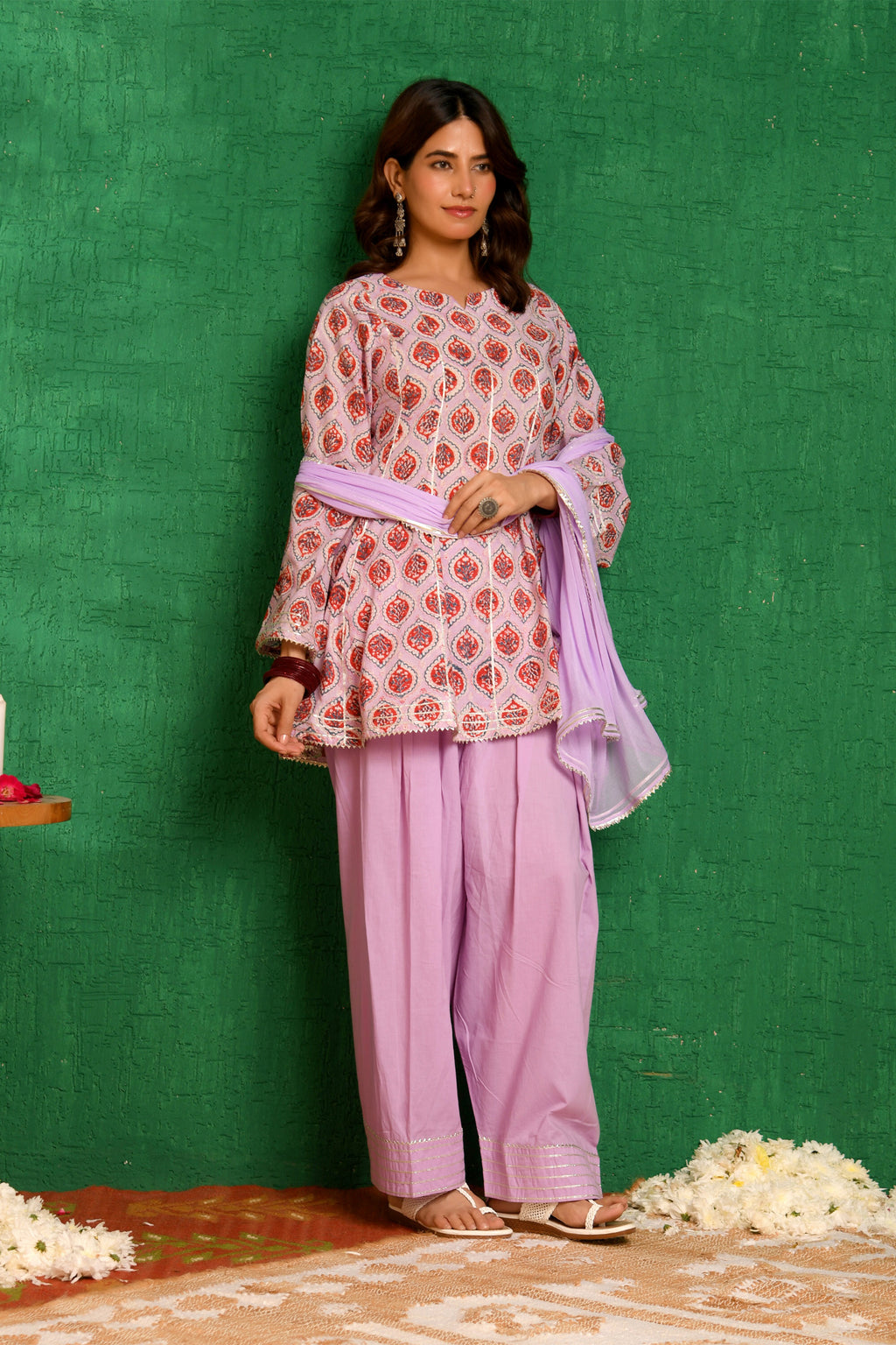Lavender Farsi Suit Set