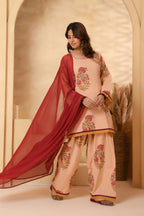 Multi-colour Farsi Suit Set
