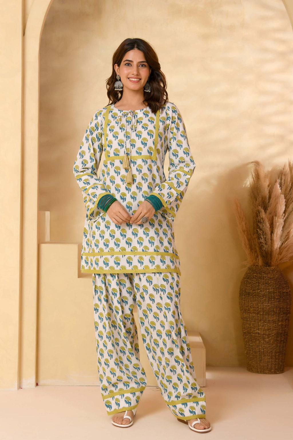 Green Farsi Suit Set