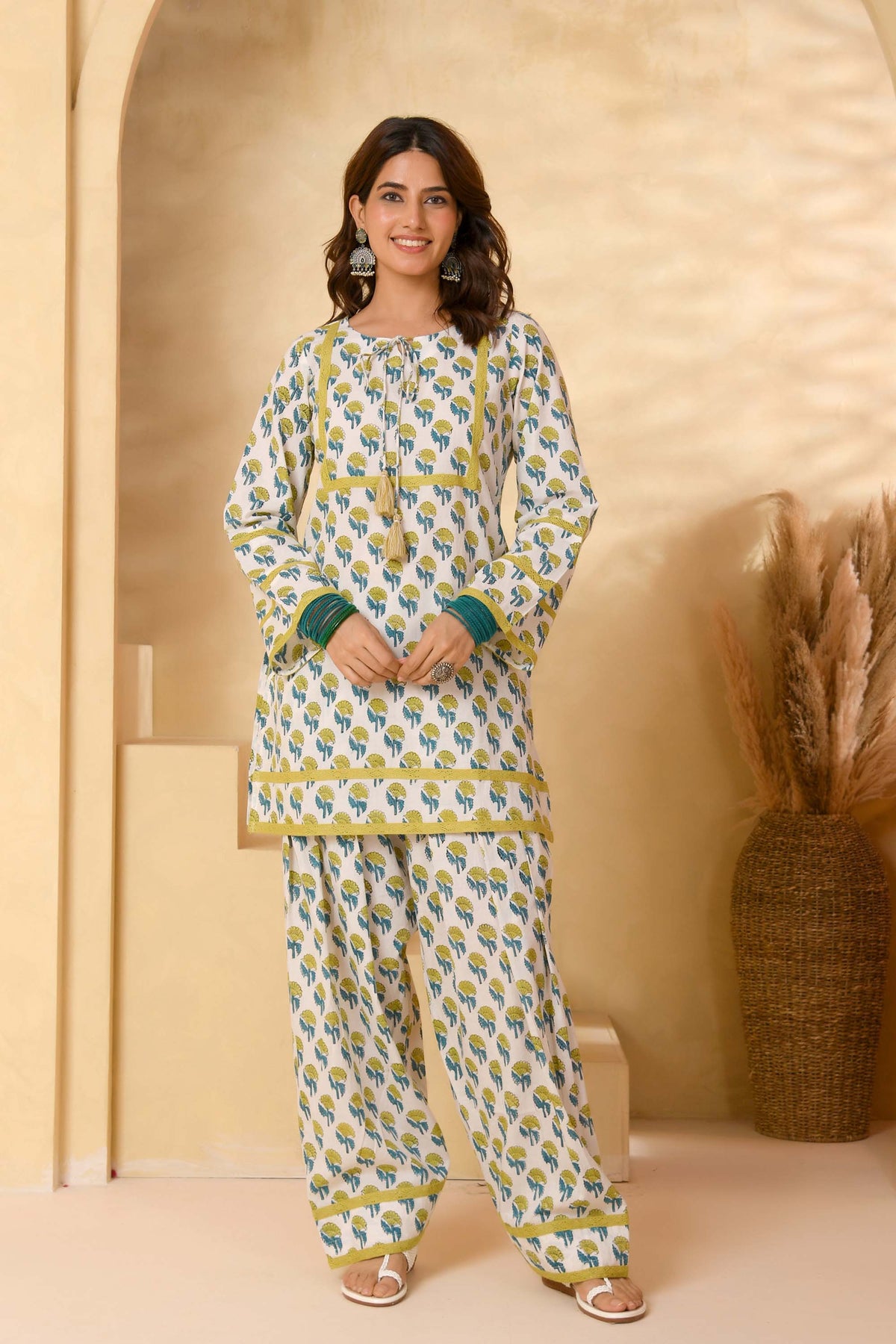 Green Farsi Suit Set