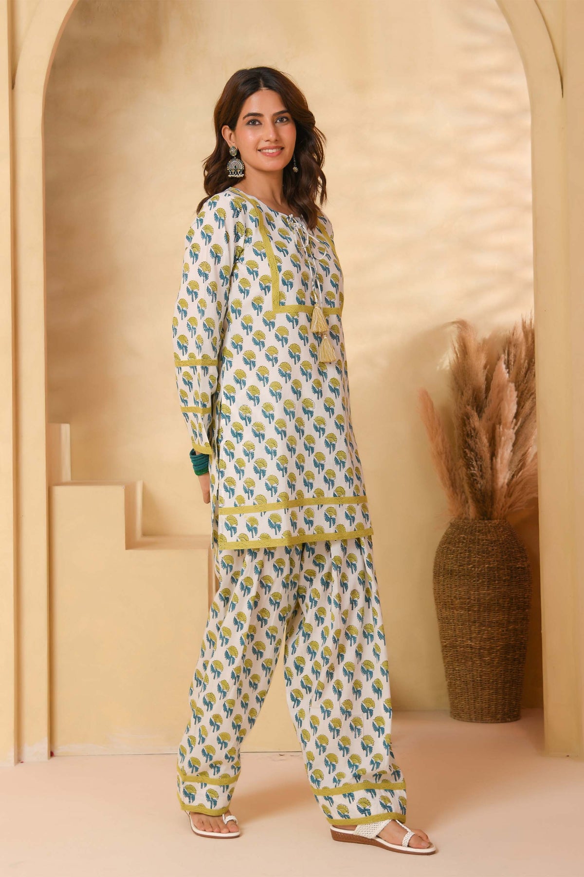 Green Farsi Suit Set