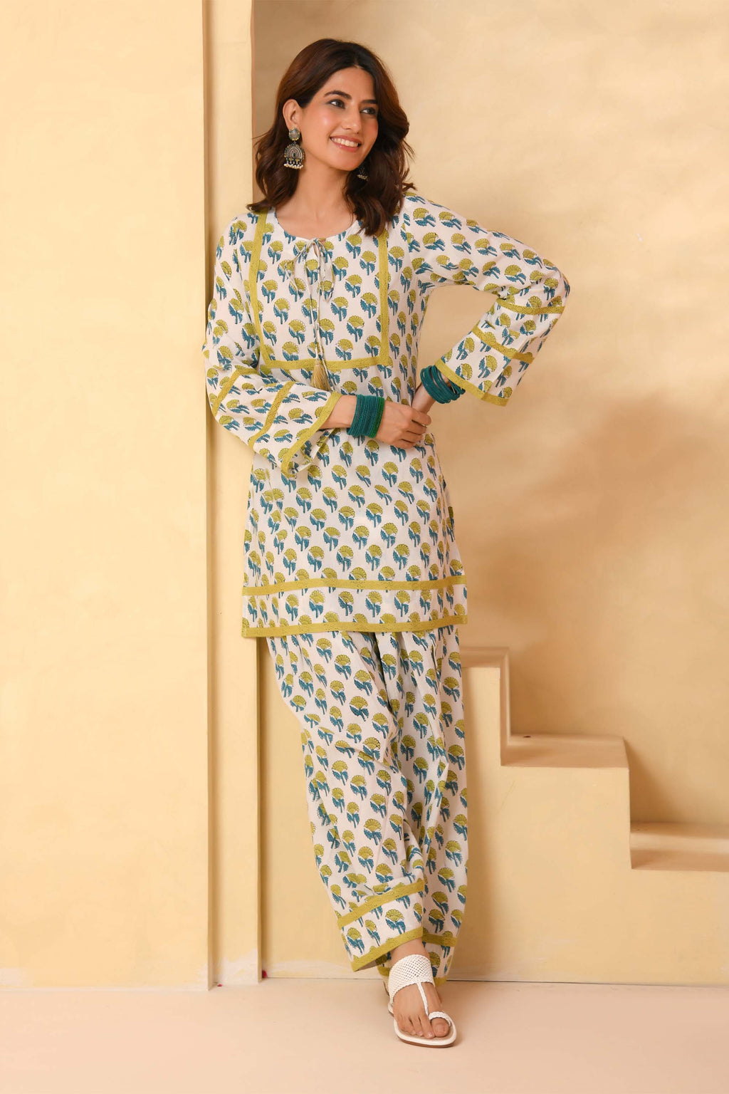 Green Farsi Suit Set