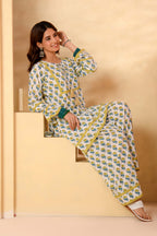 Green Farsi Suit Set