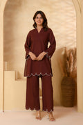 Brown Kurta Set