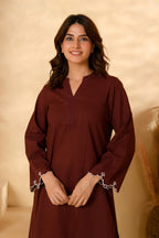 Brown Kurta Set