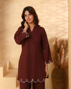 Brown Kurta Set